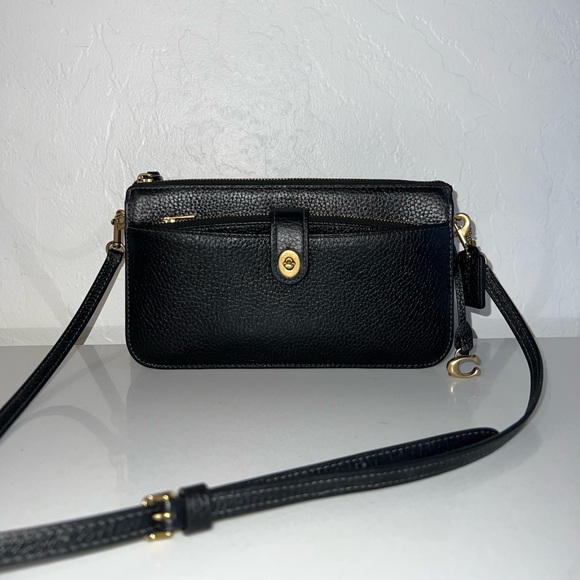 Coach Noa Pop-Up Leather Messenger Crossbody Bag with removable card pouch - Picture 2 of 16